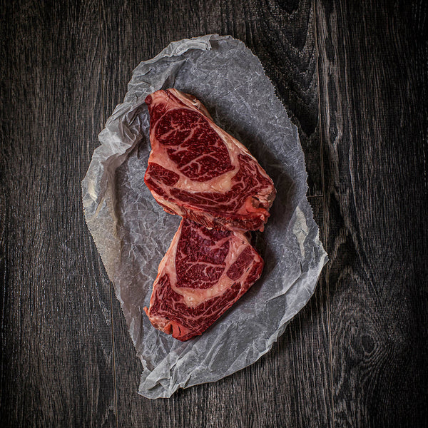 Black Onyx Mb3+ Grain Fed Rib Eye From $55/kg